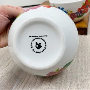 Kitchen - Royal Norfolk Floral Cereal Glass Kitchen 2 Bowls Kitchen - Royal Norfolk Floral Cereal Glass Kitchen 2 Bowls